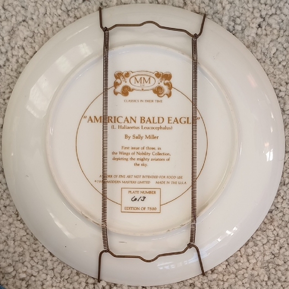 Handcrafted Eagle Decorative Plate - Picture 2 of 4